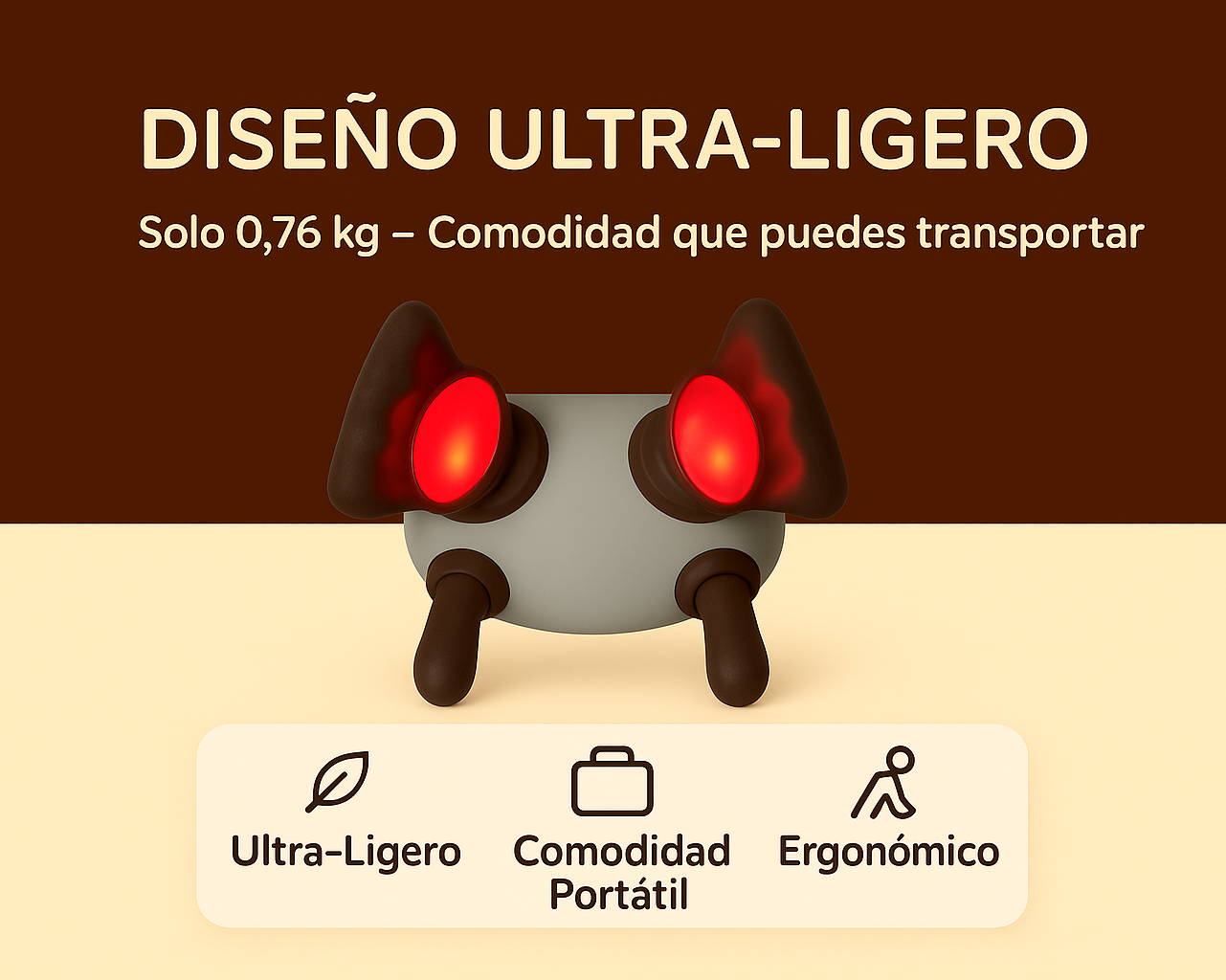 Masajeador portátil inteligente